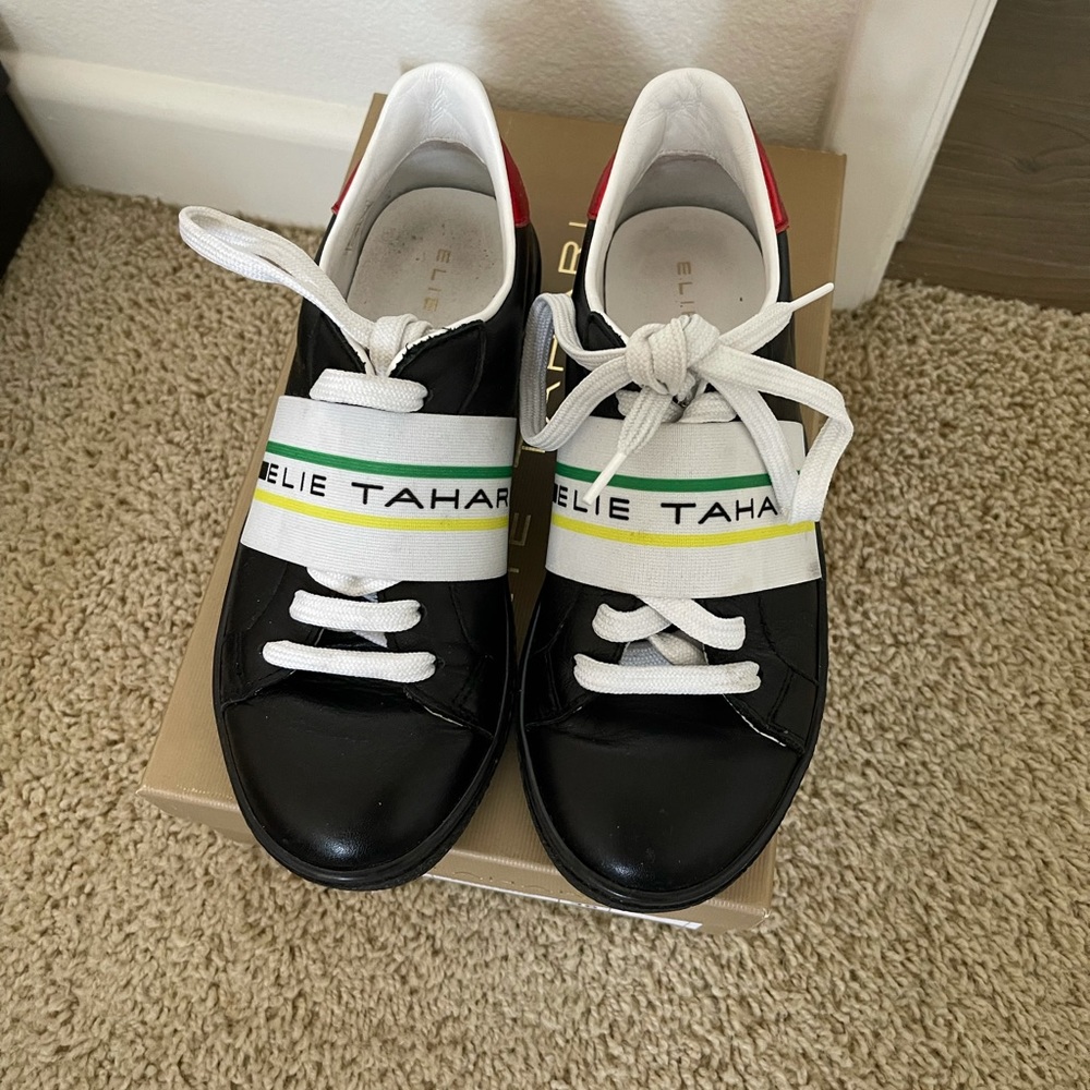 Elie Tahari Vivien sneakers, black (US 6)